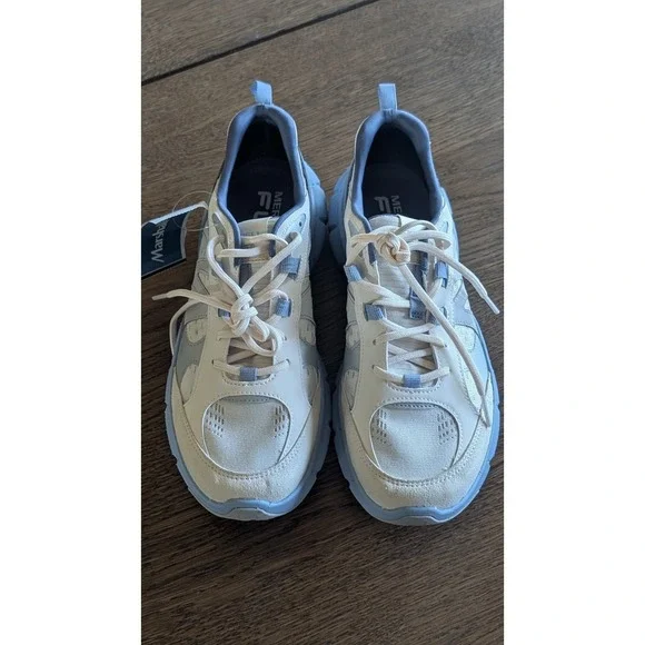 Merrell Clover Tech Sneaker, white and blue, Woman's Everyday Sneaker Size 9.5 - Picture 2 of 10